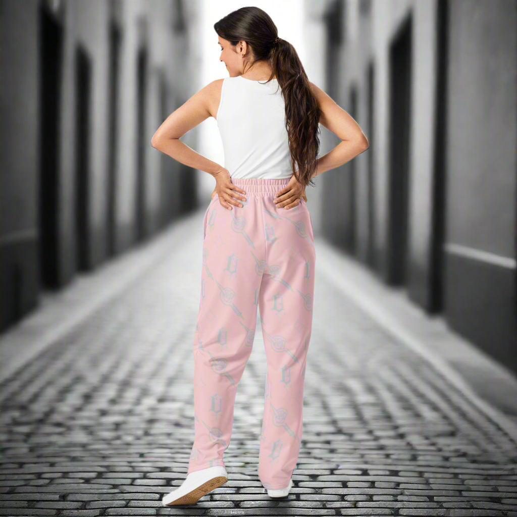 PRETTY TOXIC Wide-leg joggers