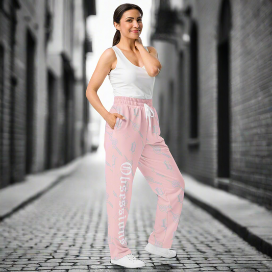 PRETTY TOXIC Wide-leg joggers
