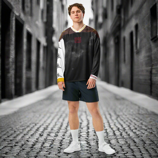 Recycled hockey fan jersey